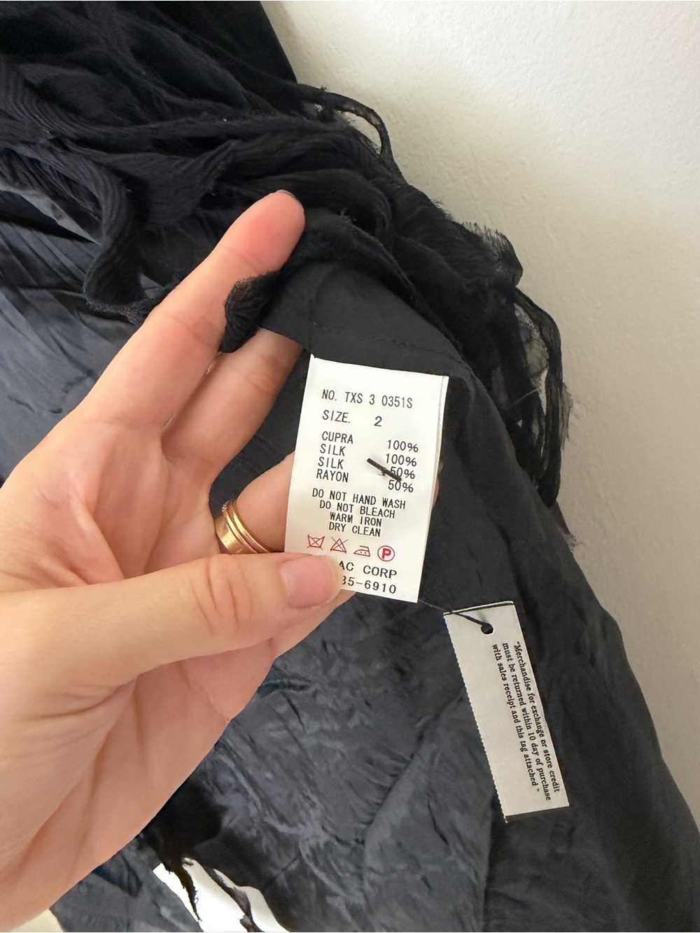 Ifsixwasnine Ripped Tuxedo Shirt w tag - Picture 4 of 6